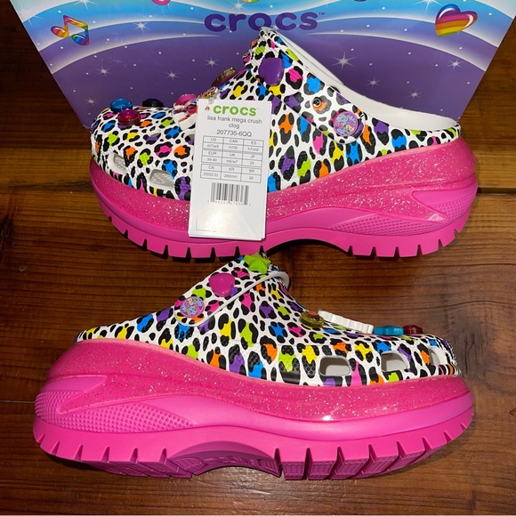 Crocs x Lisa Frank Mega Crush Clogs - Picture 7 of 9